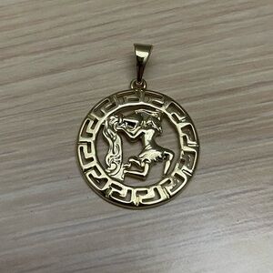 Zodiac Aquarius Design Sign Pendant